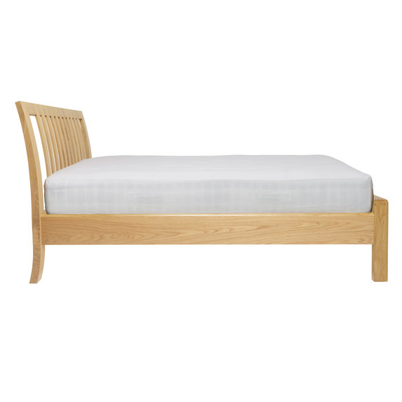 Image of Bosco Double Bed in CM Oak 4 Ft 6" NO MATTRESS