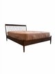Ercol Prototype Hartwell Kingsize Bed in Dark Brown Oak  NO MATTRESS