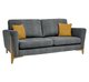 Marinello Medium Sofa in CM  Oak & T222 Blue
