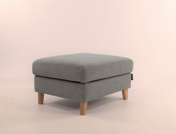 Image of Trieste Storage Footstool in CM & T222 Blue
