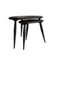Thumbnail image of Nest Of Two Tables with Oak Tops & Ash Legs in BK Black