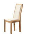 Thumbnail image of Bosco Upholstered Dining Chair CM Oak  Cream Fabric