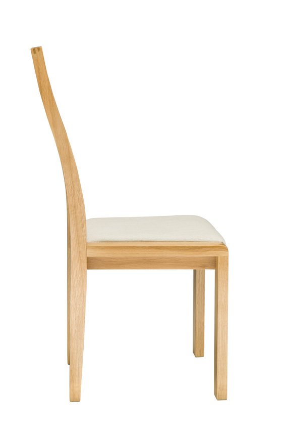 Image of Bosco Dining Chair CM Oak (Cream Fabric)