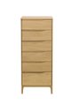 Rimini 6 Drawer Tall Chest CM Oak