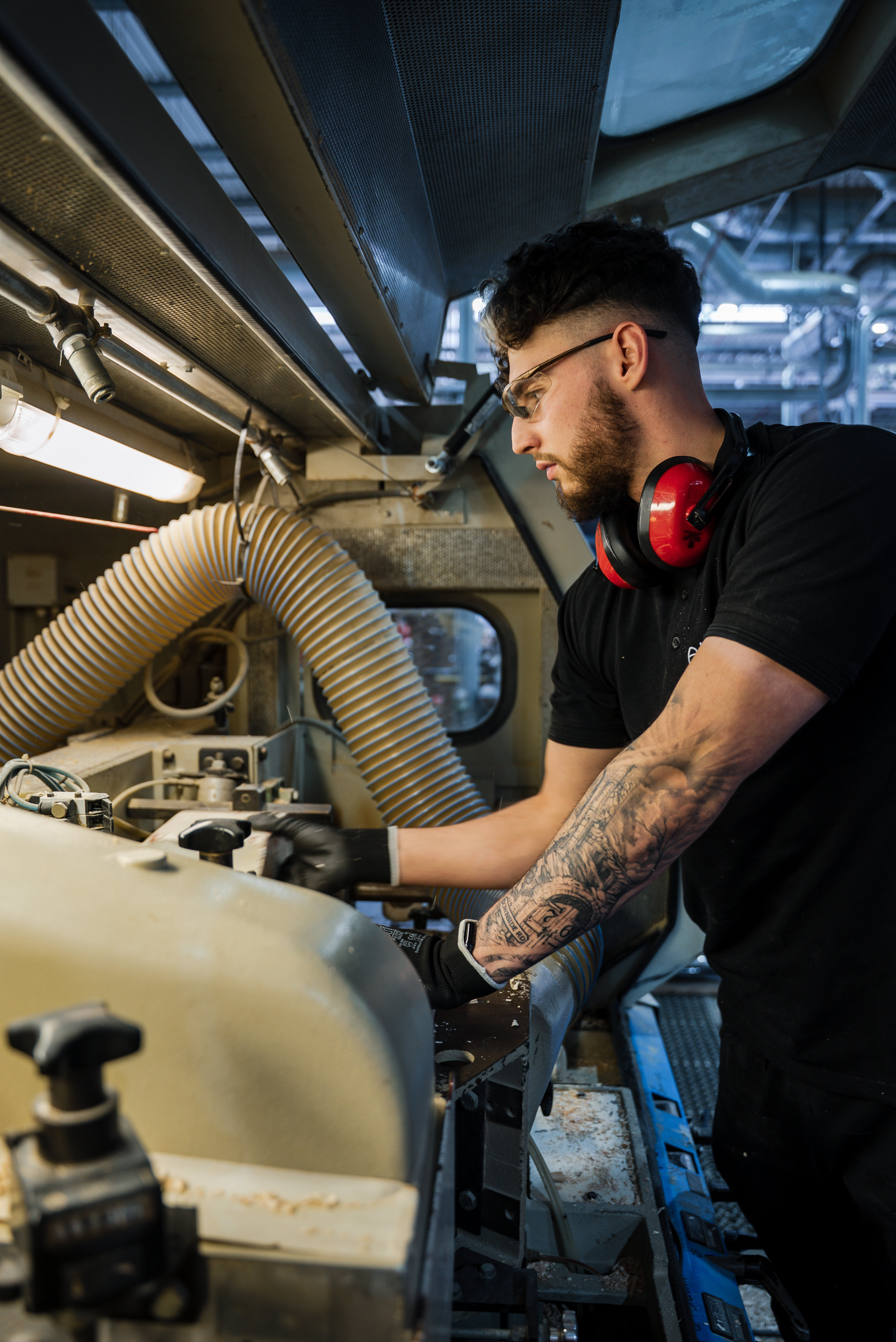 ercol apprentice, Machining