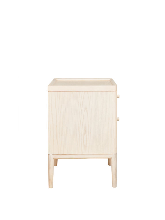Image of Salina two drawer bedside cabinet