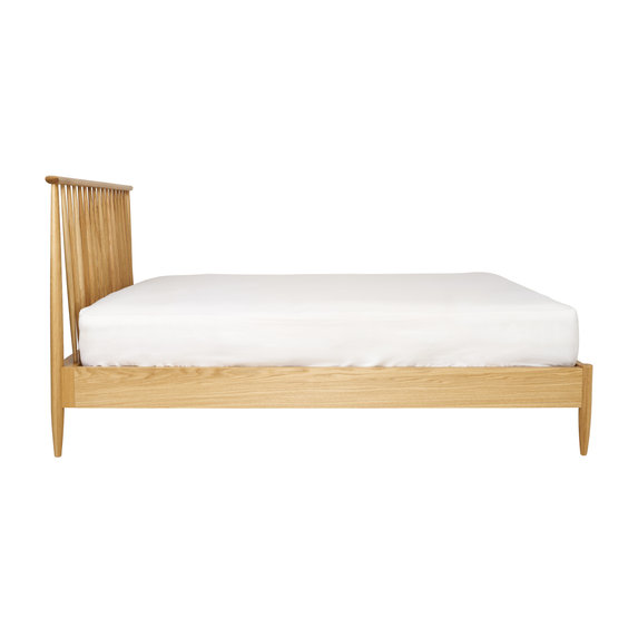 Image of Teramo Double Bed in CM Oak  No Mattress