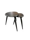 Thumbnail image of Nest Of Two Tables with Ash Tops & Walnut Legs in SB Stained Black