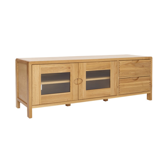 Image of Bosco Wide TV Unit in CM Oak
