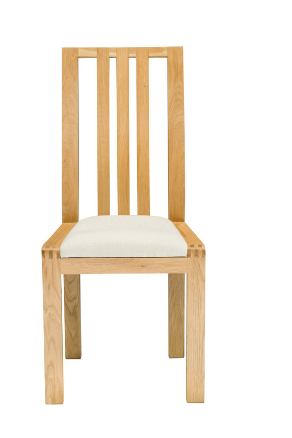 Image of Bosco Dining Chair CM Oak (Cream Fabric)
