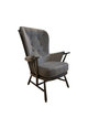 Evergreen Easy Chair in Black &  C729