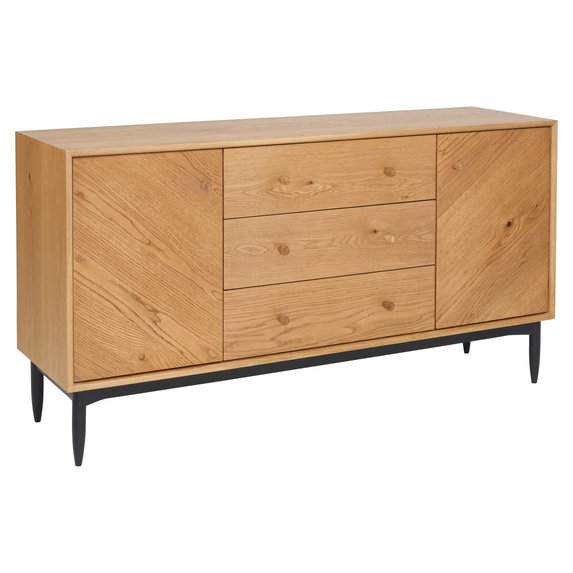 Image of Monza Large Sideboard in  POBK Oak
