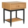 Thumbnail image of Monza 1 Drawer Bedside Cabinet in POBK