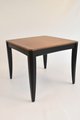 Ercol Fixed Top Table in BK & OG W85 D85 H73CM