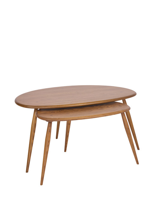 Image of ercol Collection Pebble Coffee Table Nest