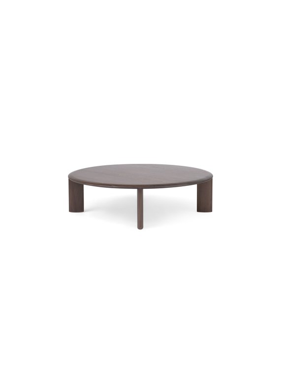 Image of IO Large Coffee Table in Walnut  130cm Diameter