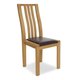 Bosco Dining Chair CM Oak  & Brown Faux Leather