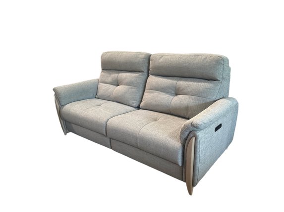 Image of Prototype Large Recliner Sofa in Grey Kento Fabric