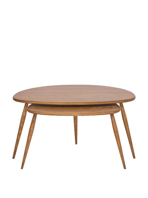 Image of ercol Collection Pebble Coffee Table Nest