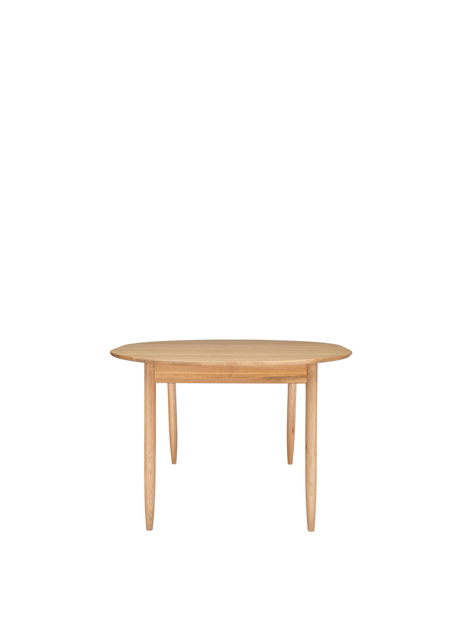 ercol round extending dining table