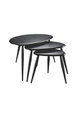Pebble  Nest of Tables in Black