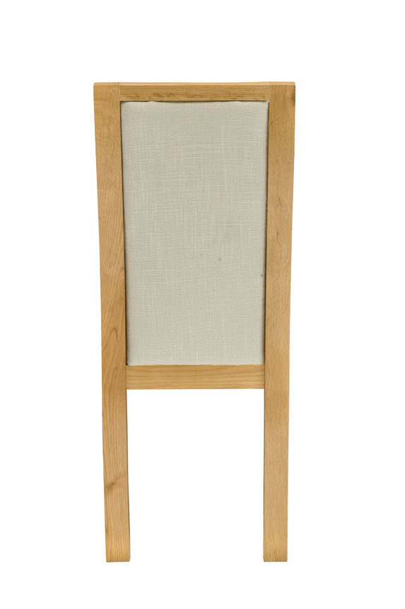 Image of Bosco Upholstered Dining Chair CM Oak Cream Fabric