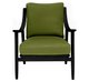 Marino Chair in Black & C730 Green