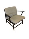 Thumbnail image of Von Armchair in BK Black & MLF10 Grey