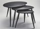 Pebble  Nest of Tables in Black