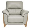 Thumbnail image of Enna Armchair in L906 Grey Leather