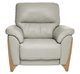 Enna Armchair in L906 Grey Leather