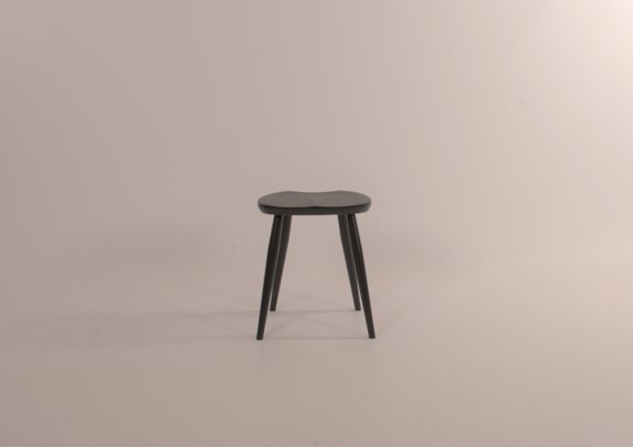 Image of Saddle Stool in Black