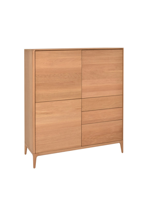 Image of Taranto Highboard in CM Oak