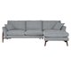 Forli chaise RHF T255 Grey  NO SCATTER CUSHIONS