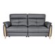 Mondello Large Sofa in ST  & Leather  L908