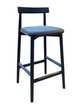 Lara Counter Stool in IB (Ink Blue) & U021