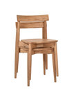 Thumbnail image of Mia Medium Extending  Dining Table in Oak  & Six Lara Chairs in OA  Oak  Stain