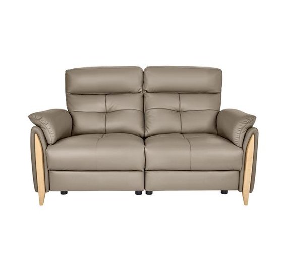 Image of Mondello Medium Sofa in L953 Pepper Leather