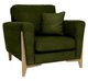 Marinello Chair in CM  & T261 Green  NO SCATTER CUSHION