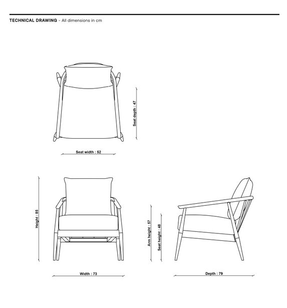 Image of Aldbury Chair in MR Maroon & E750