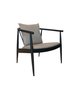 Reprise Upholstered Chair in BK & MLF23 Brown