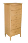 Thumbnail image of Teramo 6 Drawer Tall Chest CM Oak