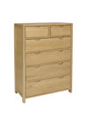 Thumbnail image of Bosco Bedroom 6 Drawer Tall Wide Chest