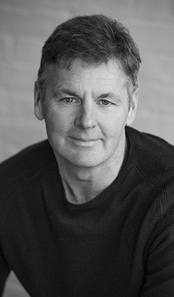 Black and white portrait of Tim Fenby