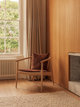 Reprise Chair with back cushion - alternate view