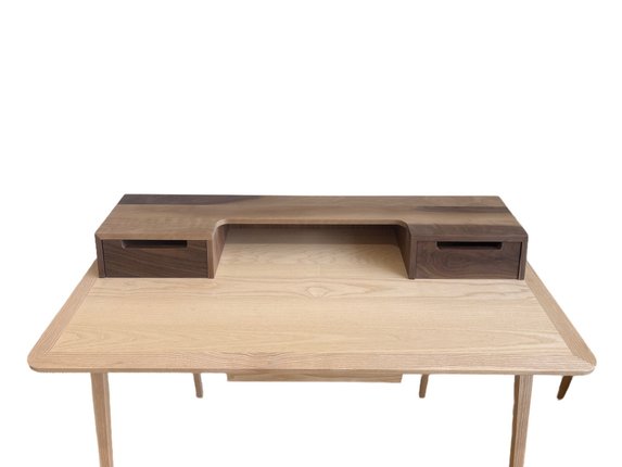 Image of Treviso Desk in CM Ash & Walnut