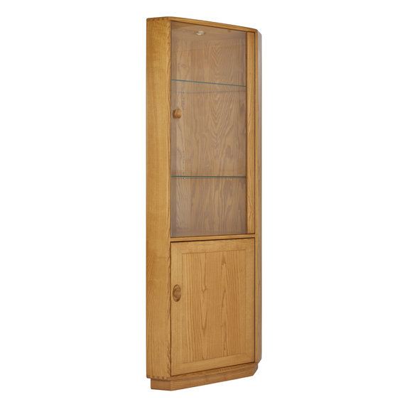 Image of Windsor Corner Cabinet in LT Ash