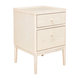 Salina Two Drawer Bedside Cabinet in PT Ash