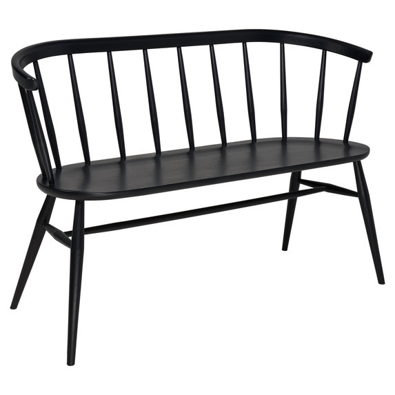 Image of Heritage Loveseat in Black