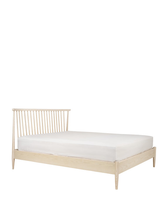 Salina Kingsize Spindle Headboard Bed, How To Cut Bed Frame Legs